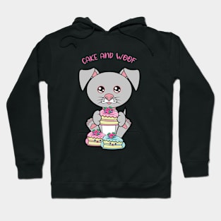 All I Need is cake and dogs, cake and dogs Hoodie